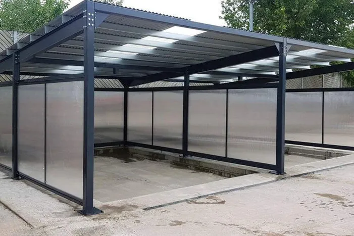 Completed Aluminium Canopy Frame
